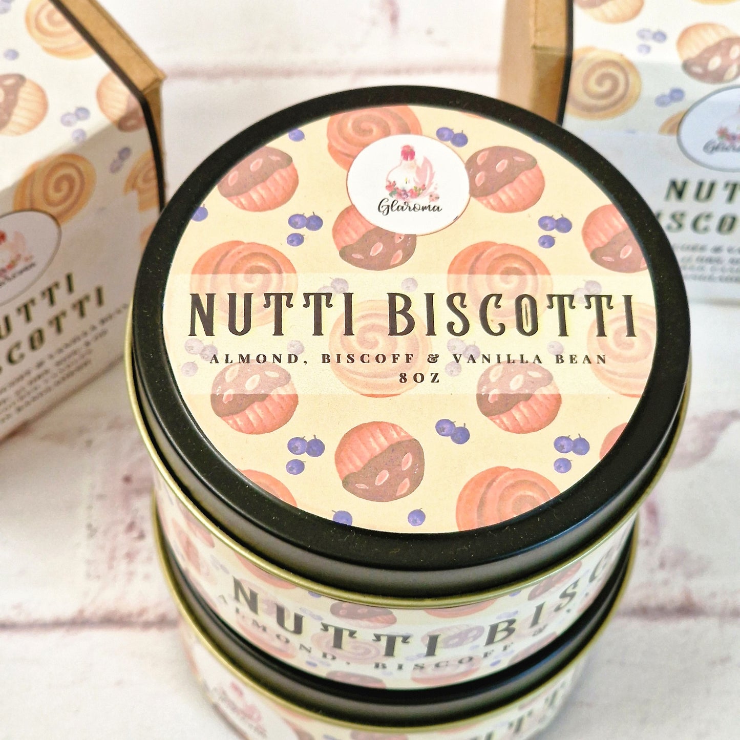 Nutti Biscotti Tin Candle
