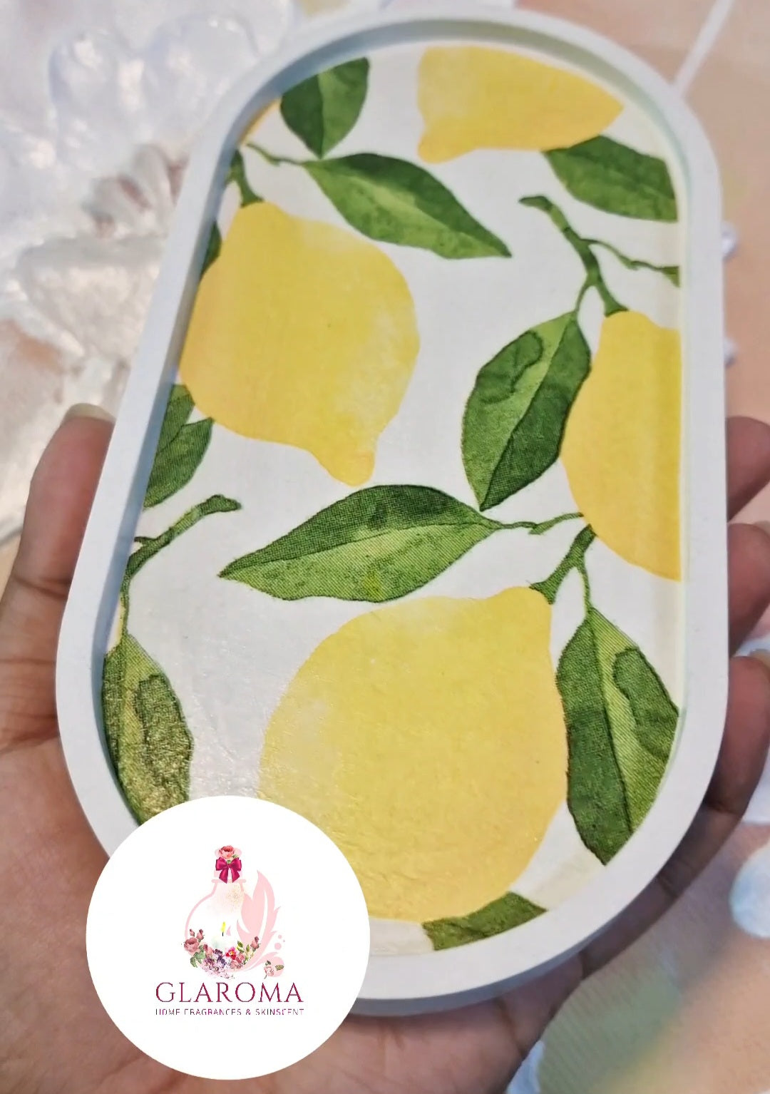 Limoncello - Art Deco Tray