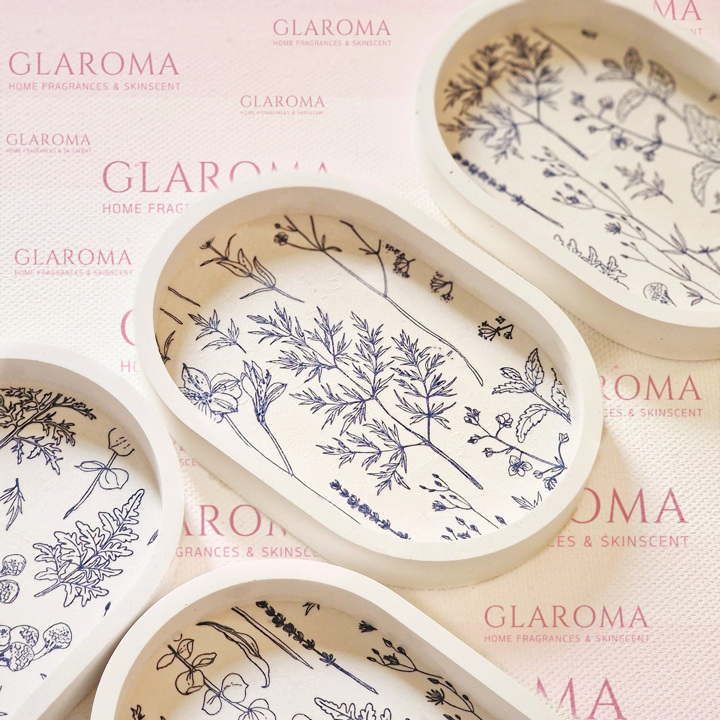 Stems & Ferns - Art Deco Tray