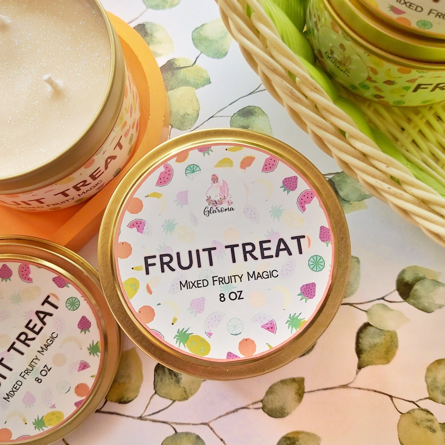 Fruit Treat Tin Candle