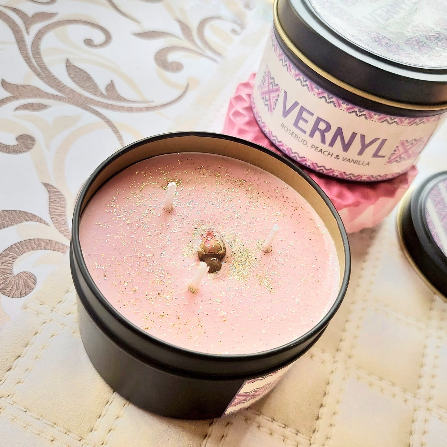 Vernyl Tin Candle
