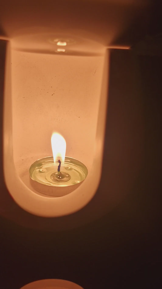 Ceramic Plate & Jesmonite Oil Burner
