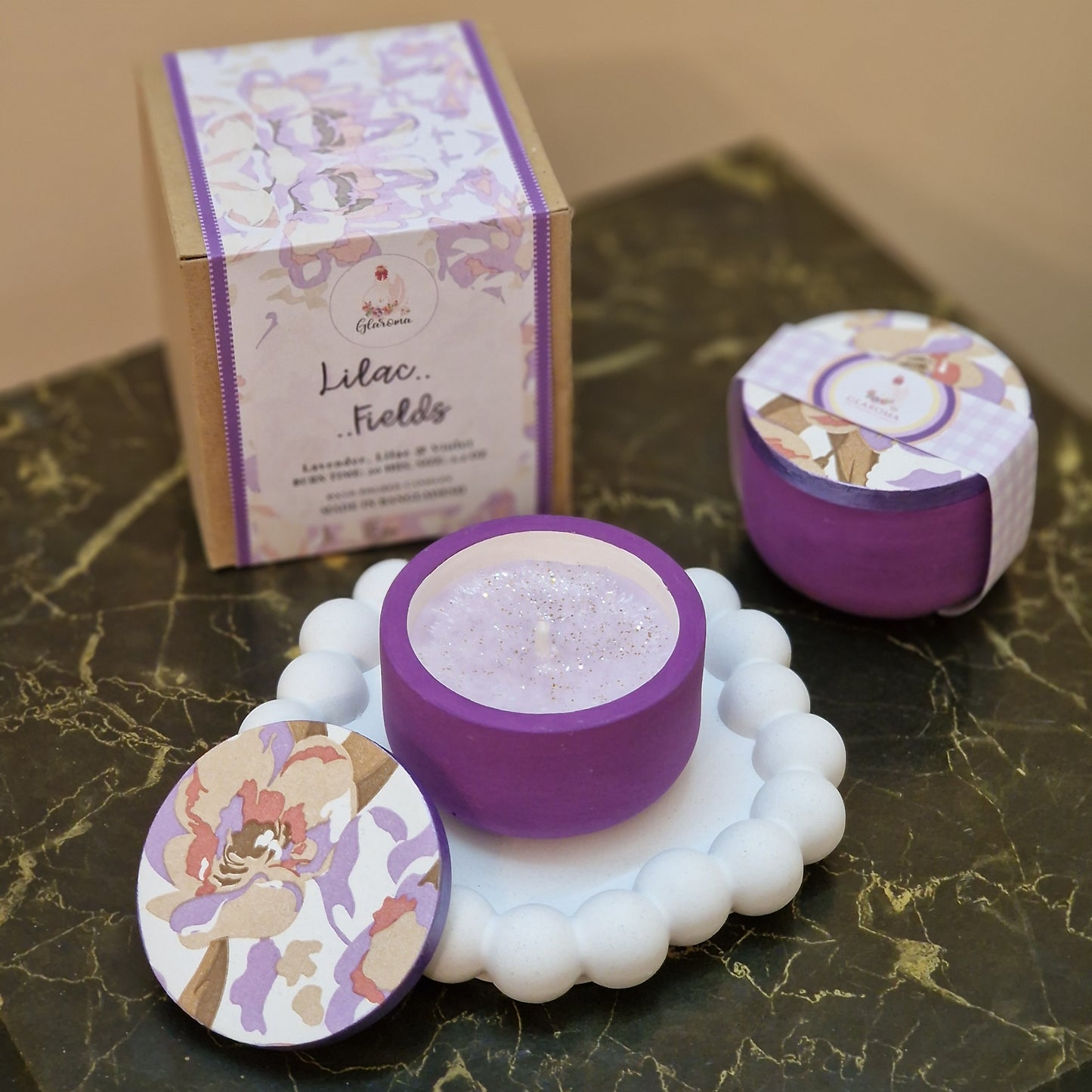Lilac Fields Scented Candle - Ramadan 2026