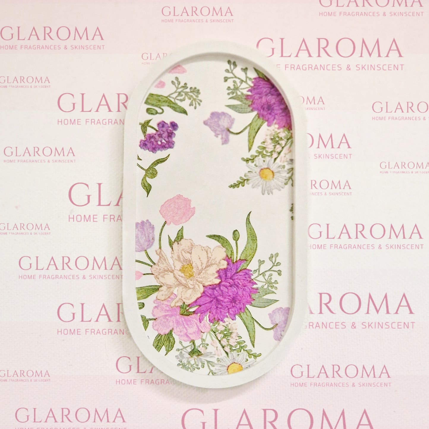 Lilac Bouquet - Art Deco Tray