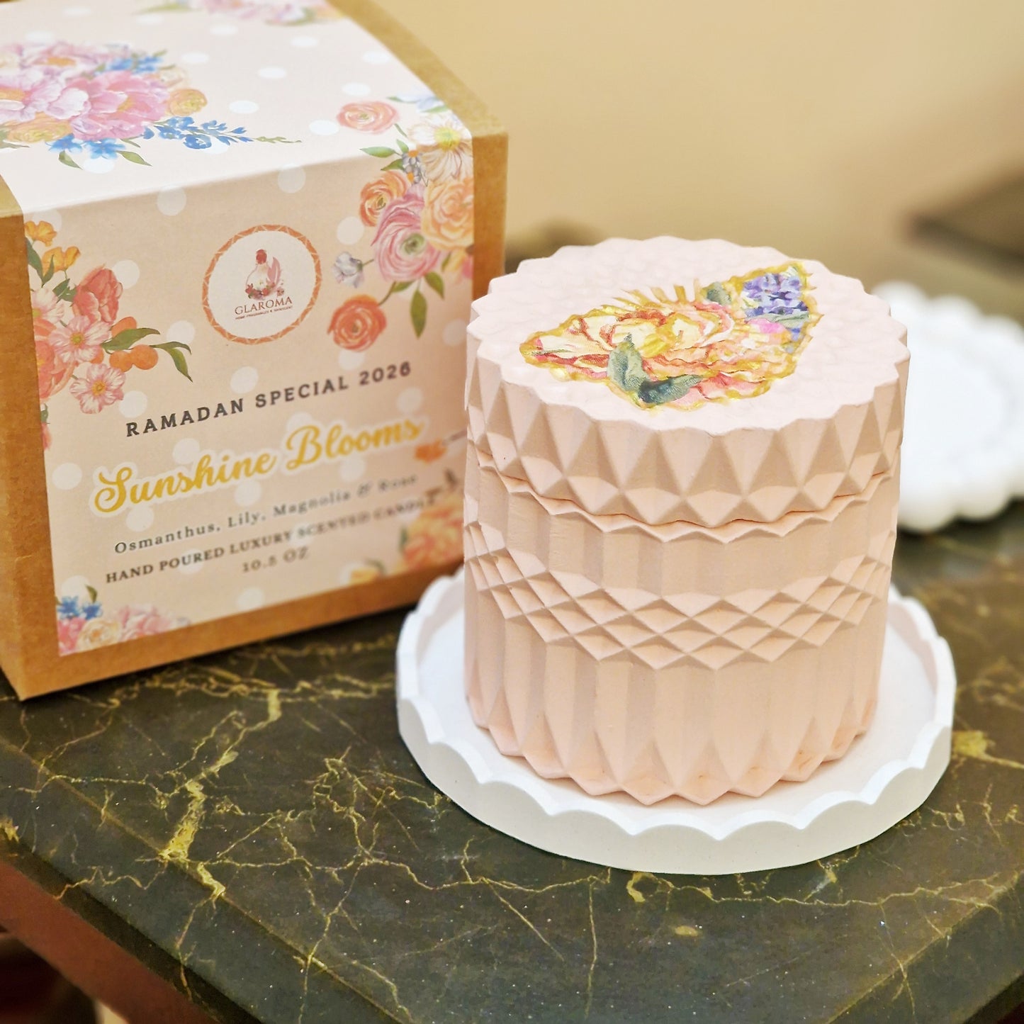 Sunshine Blooms Scented Candle - Ramadan 2026