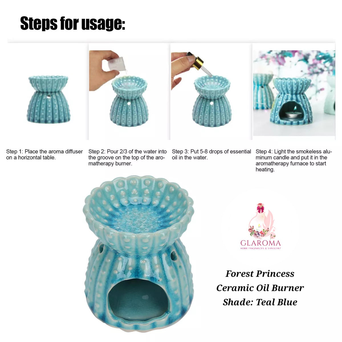 Forest Princess Ceramic Oil Burner