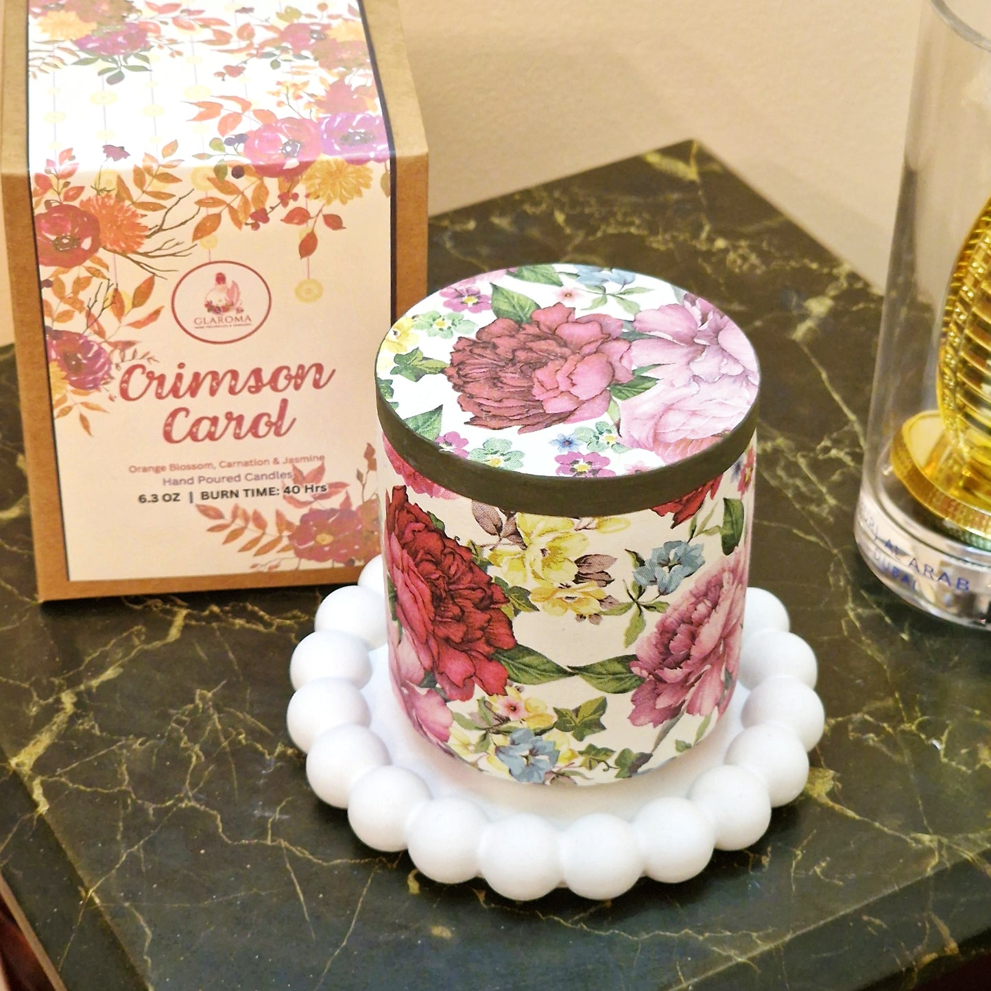 Crimson Carol Scented Candle - Ramadan 2026