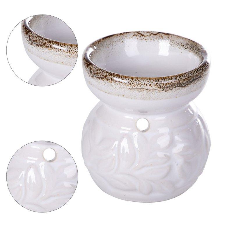 Embossed Pastel Ceramic Oil Burner