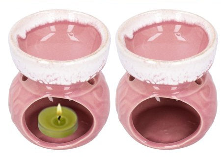 Embossed Pastel Ceramic Oil Burner