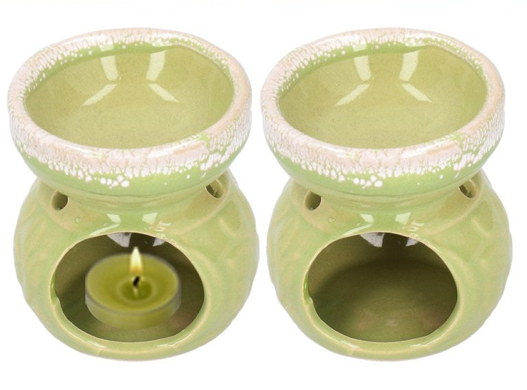 Embossed Pastel Ceramic Oil Burner